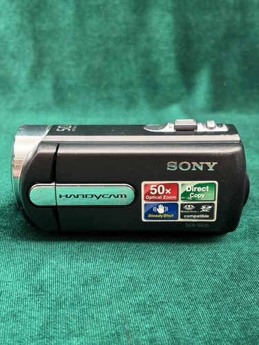 Sony handycam dcr sx15e - sony,
