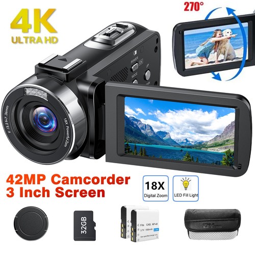 Videokamera 42mp camcorder - 4k,