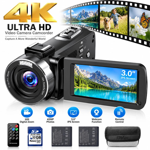 Videokamera camcorder 42mp - camcorder,