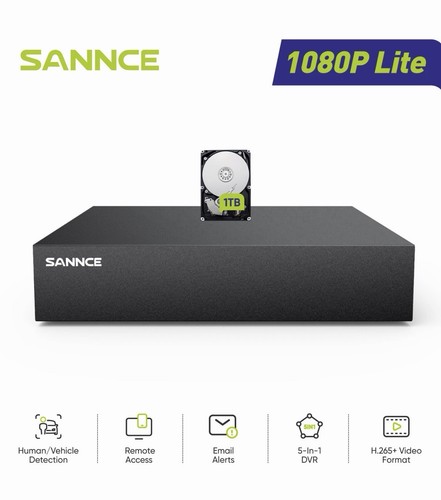 1tb sannce 8ch 1080p video - sannce,